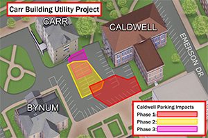 Carr Building Utility Project Map