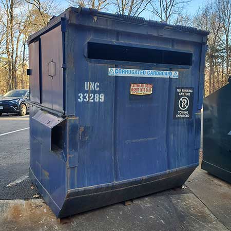 Cardboard Dumpster