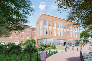 Rendering of the Curtis Media Center
