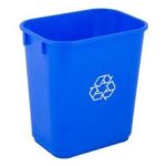 Deskside recycling bin