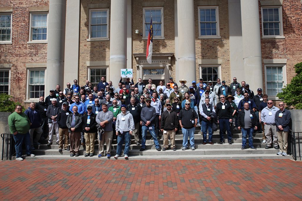 PGMS Regional Conference attendees on the steps of South Building